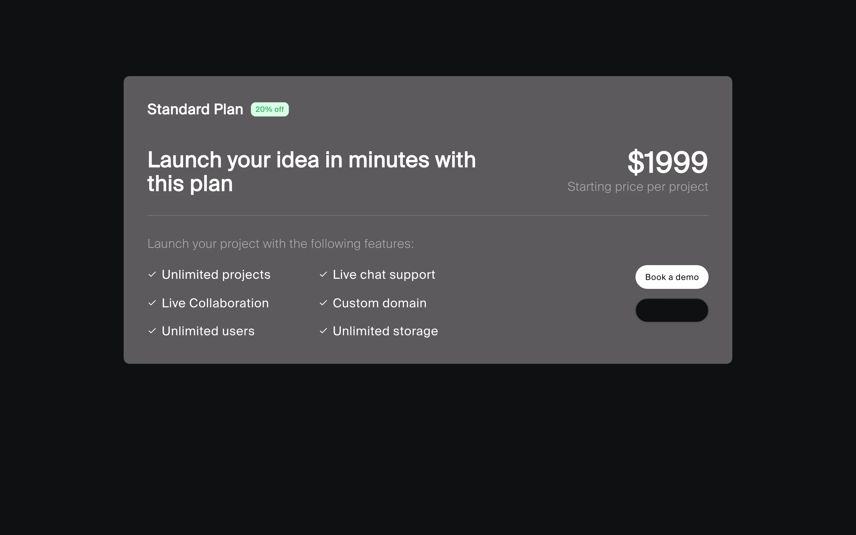 Pricing 5 component
